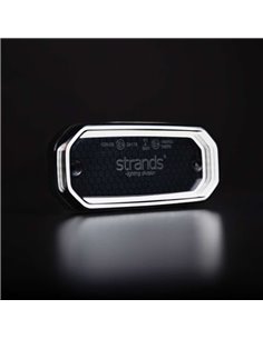 Feu de position LED blanc FOR9T SCALE, design linéaire innovant, 3,5 W, 6 000 K, câble, 116,5 x 54 x 22 mm