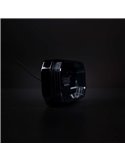 Luz trasera LED rojo FOR9T SCALE, diseño lineal innovador, 3,5W, 6000K, cable, 116,5x54x22 mm