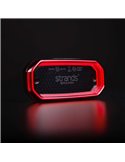 Luz trasera LED rojo FOR9T SCALE, diseño lineal innovador, 3,5W, 6000K, cable, 116,5x54x22 mm