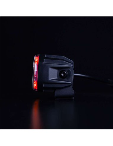 Luz de trabalho LED antirreflexo FOR9T de 31 W, 1400 lm, 6500 K, alcance de 48 m, IP69K