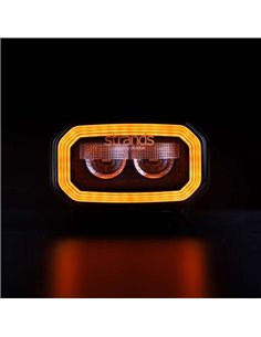 Luz LED de trabajo antideslumbrante 31W FOR9T NO-GLARE, 1400Lm, 6500K, alcance 48m, IP69K