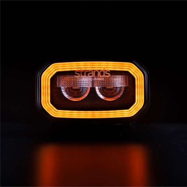 Luz LED de trabajo antideslumbrante 31W FOR9T NO-GLARE, 1400Lm, 6500K, alcance 48m, IP69K