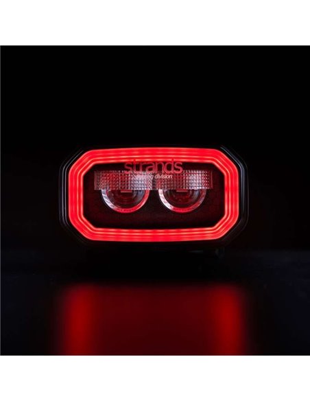 Luz LED de trabajo antideslumbrante 31W FOR9T NO-GLARE, 1400Lm, 6500K, alcance 48m, IP69K