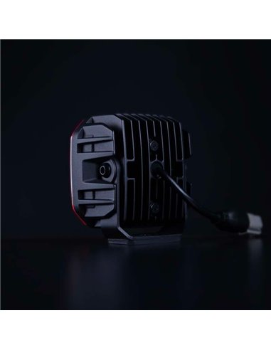 Luz de trabalho LED antirreflexo FOR9T de 78 W, 3220 lm, 6500 K, alcance de 65 m, IP69K