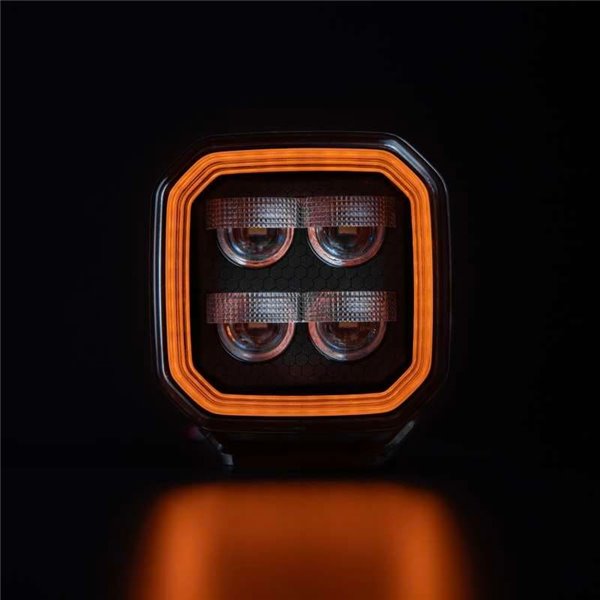 Luz LED de trabajo antideslumbrante 78W FOR9T NO-GLARE, 3220Lm, 6500K, alcance 65m, IP69K