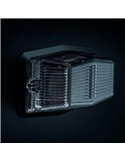 Luz LED de posición blanca y ámbar con luz de advertencia plata IZE LED DOUBLE BURNER, 8,5W, IP69K
