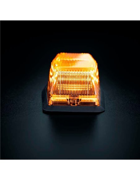 Luz de posição LED branca e âmbar com luz de advertência prateada IZE LED QUEIMADOR DUPLO, 8,5 W, IP69K