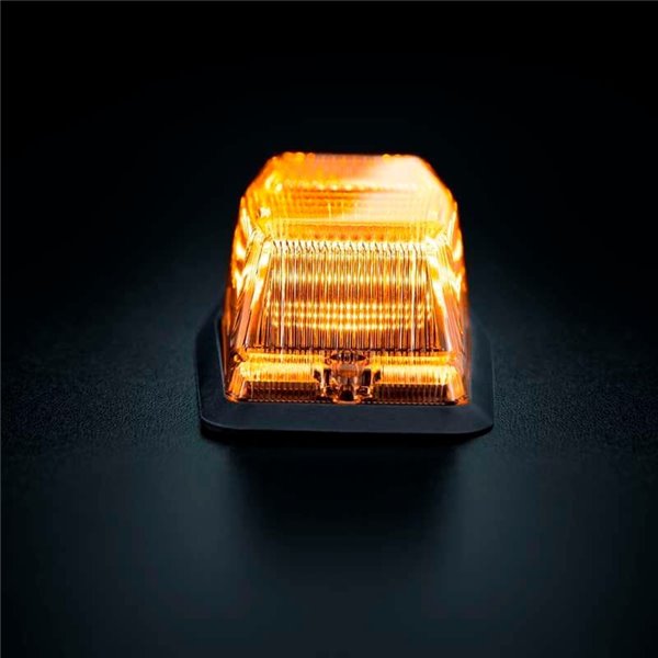Luz LED de posición blanca y ámbar con luz de advertencia plata IZE LED DOUBLE BURNER, 8,5W, IP69K