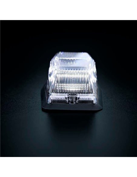 Feu de position LED blanc et ambre avec voyant d'avertissement argenté IZE LED DOUBLE BURNER, 8,5 W, IP69K