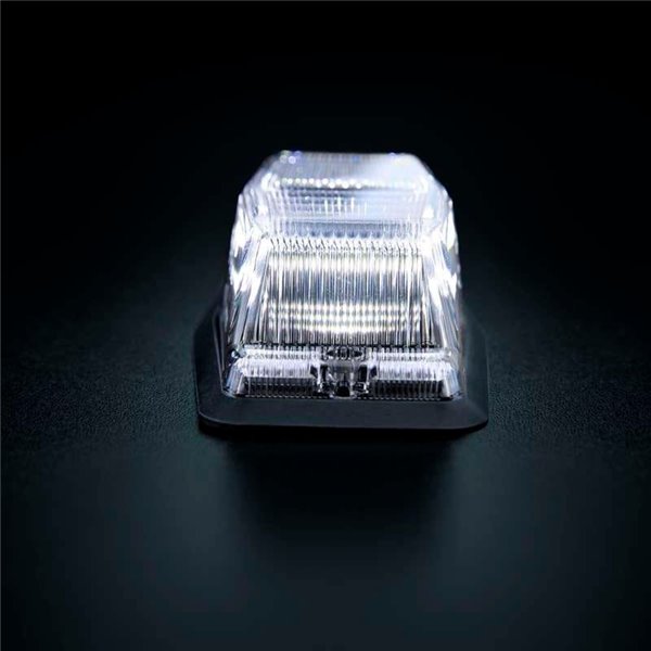 Luz LED de posición blanca y ámbar con luz de advertencia plata IZE LED DOUBLE BURNER, 8,5W, IP69K