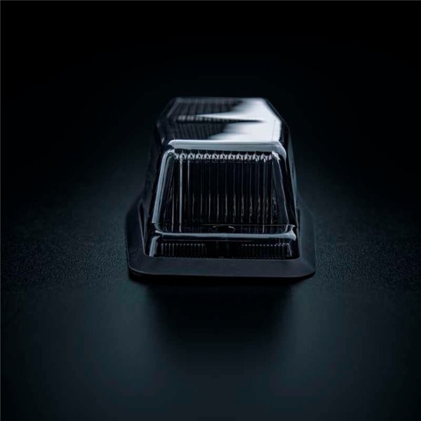 Luz de posição LED branca e âmbar com luz de advertência preta IZE LED QUEIMADOR DUPLO, 8,5 W, IP69K