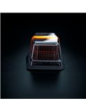 Luz LED de posición blanca y ámbar con luz de advertencia negro IZE LED DOUBLE BURNER, 8,5W, IP69K