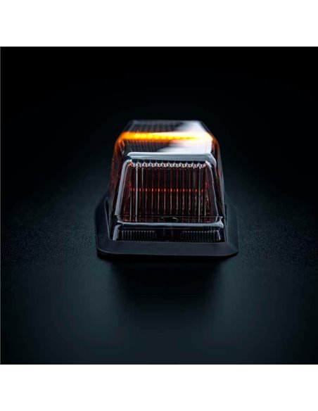 Feu de position LED blanc et ambre avec voyant d'avertissement noir IZE LED DOUBLE BURNER, 8,5 W, IP69K