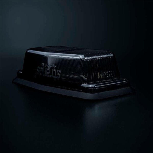 Luz LED de posición blanca y ámbar con luz de advertencia negro IZE LED DOUBLE BURNER, 8,5W, IP69K