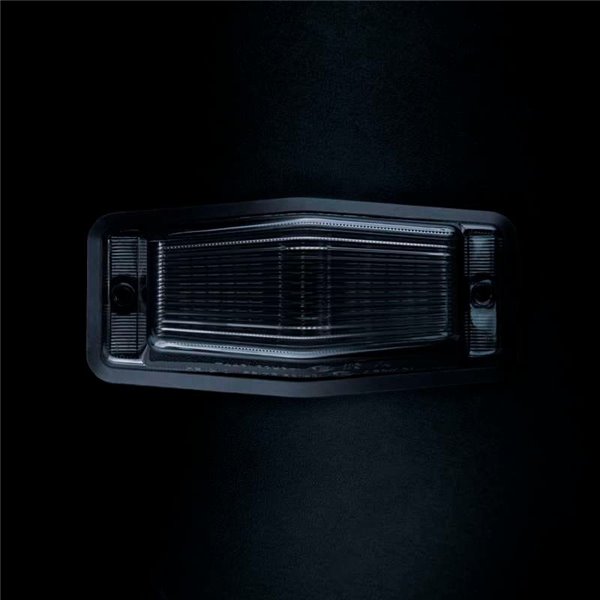 Luz LED de posición blanca y ámbar con luz de advertencia negro IZE LED DOUBLE BURNER, 8,5W, IP69K