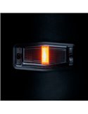Luz LED de posición blanca y ámbar con luz de advertencia negro IZE LED DOUBLE BURNER, 8,5W, IP69K