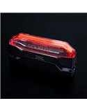 Luz de posición LED roja FIREFLY SEE ME, tecnología flotante, 15W, 102x23x42,5mm, IP67