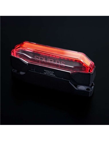 Luz de posición LED roja FIREFLY SEE ME, tecnología flotante, 15W, 102x23x42,5mm, IP67
