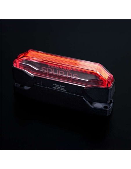 Luz de posición LED roja FIREFLY SEE ME, tecnología flotante, 15W, 102x23x42,5mm, IP67