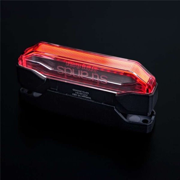 Feu de position LED rouge Firefly See Me, technologie flottante, 15 W, 102 x 23 x 42,5 mm, IP67