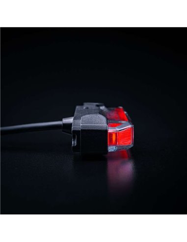 Luz de posición LED roja FIREFLY SEE ME, tecnología flotante, 15W, 102x23x42,5mm, IP67