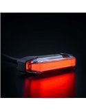 Luz de posición LED roja FIREFLY SEE ME, tecnología flotante, 15W, 102x23x42,5mm, IP67