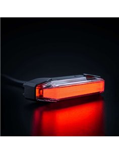 Feu de position LED rouge Firefly See Me, technologie flottante, 15 W, 102 x 23 x 42,5 mm, IP67