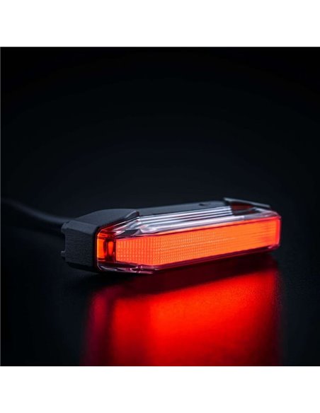 Luz de posición LED roja FIREFLY SEE ME, tecnología flotante, 15W, 102x23x42,5mm, IP67