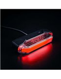 Luz de posición LED roja FIREFLY SEE ME, tecnología flotante, 15W, 102x23x42,5mm, IP67