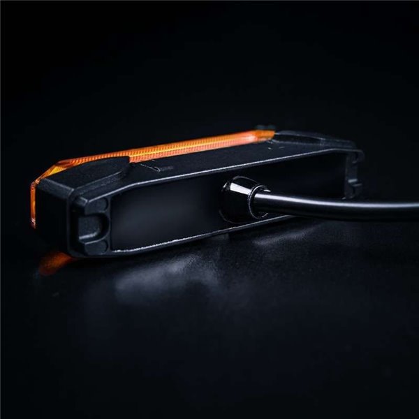 Feu latéral LED ambre FIREFLY SEE ME, technologie flottante, 1 W, 102 x 23 x 42,5 mm, IP67