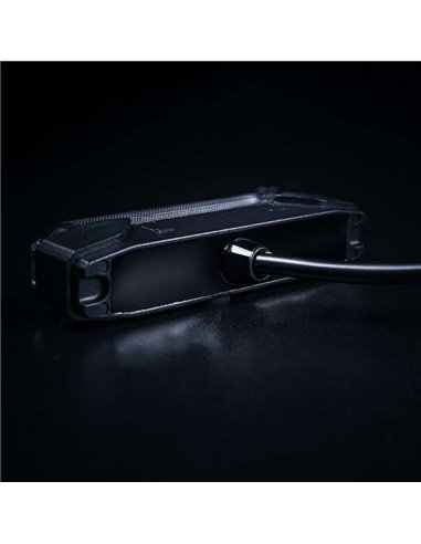 Luz lateral LED âmbar FIREFLY SEE ME, tecnologia flutuante, 1W, 102x23x42,5mm, IP67