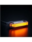 Luz lateral LED âmbar FIREFLY SEE ME, tecnologia flutuante, 1W, 102x23x42,5mm, IP67