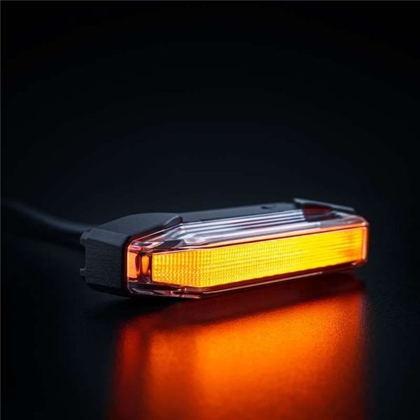 Luz lateral LED ámbar FIREFLY SEE ME, tecnología flotante, 1W, 102x23x42,5mm, IP67