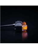 Luz lateral LED ámbar FIREFLY SEE ME, tecnología flotante, 1W, 102x23x42,5mm, IP67
