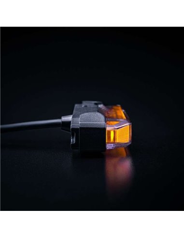 Luz lateral LED ámbar FIREFLY SEE ME, tecnología flotante, 1W, 102x23x42,5mm, IP67