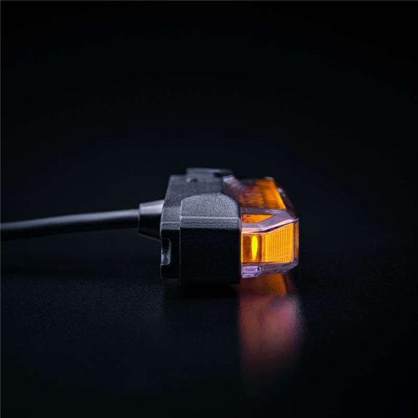 Luz lateral LED ámbar FIREFLY SEE ME, tecnología flotante, 1W, 102x23x42,5mm, IP67