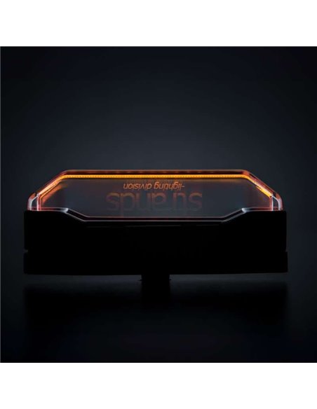 Luz lateral LED âmbar FIREFLY SEE ME, tecnologia flutuante, 1W, 102x23x42,5mm, IP67