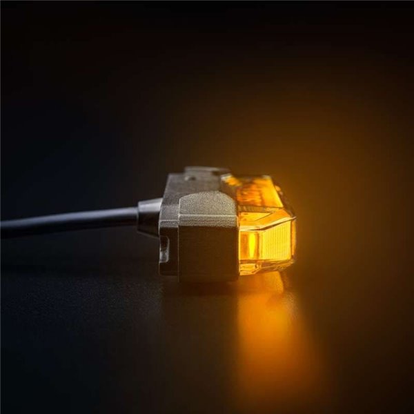 Luces de advertencia LED naranjas FIREFLY SEE ME, 145W, con tecnología flotante, 102x23x42,5mm, IP67