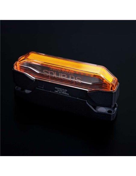 Luces de advertencia LED naranjas FIREFLY SEE ME, 145W, con tecnología flotante, 102x23x42,5mm, IP67