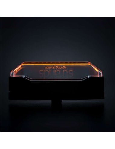 Luces de advertencia LED naranjas FIREFLY SEE ME, 145W, con tecnología flotante, 102x23x42,5mm, IP67