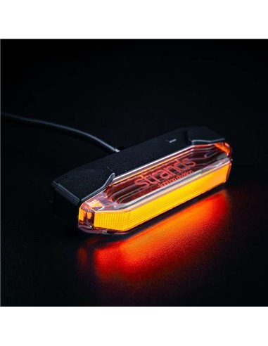 Luz de posición LED doble: blanca/ámbar FIREFLY SEE ME, tecnología flotante, 2W,  102x23x42,5mm, IP67