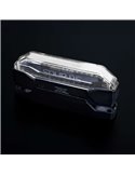 Luz de posición LED doble: blanca/ámbar FIREFLY SEE ME, tecnología flotante, 2W,  102x23x42,5mm, IP67