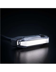 Luz de posição LED dupla FIREFLY SEE ME: branca/âmbar, tecnologia flutuante, 2 W, 102 x 23 x 42,5 mm, IP67