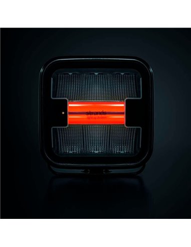 Luz de trabajo LED calefactada SIBERIA XP HEAT para climas fríos, 70W 370Lm 5700K, alcance 68m