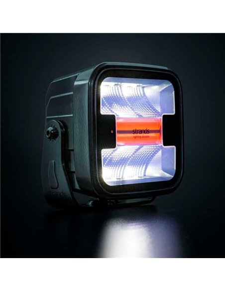 Luz de trabajo LED calefactada SIBERIA XP HEAT para climas fríos, 70W 370Lm 5700K, alcance 68m