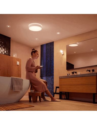 Pack de 3 photos LED Xamento en aluminium dans une salle de bain | LeonLeds