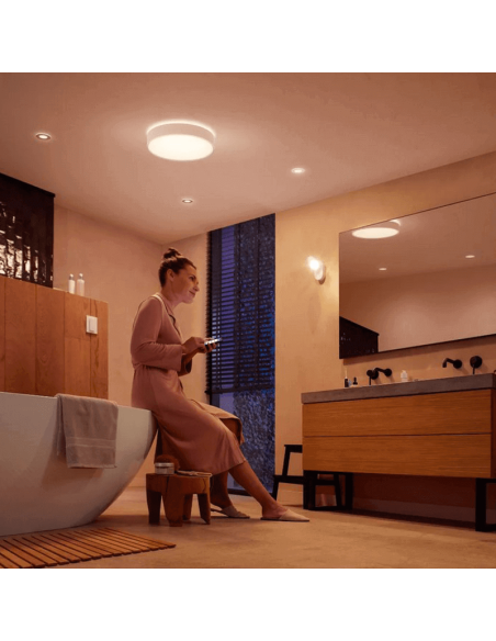 Pack de 3 photos LED Xamento en aluminium dans une salle de bain | LeonLeds