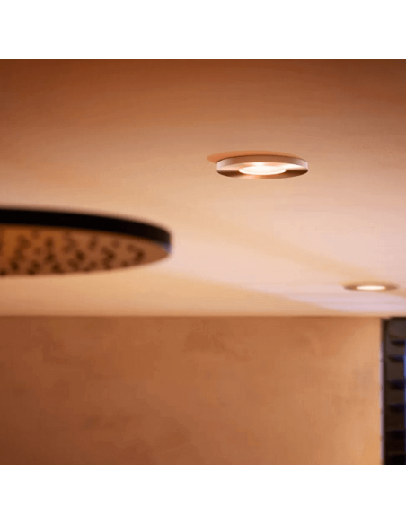 Pack 3 fotos LED Xamento aluminio luz naranja| LeonLeds