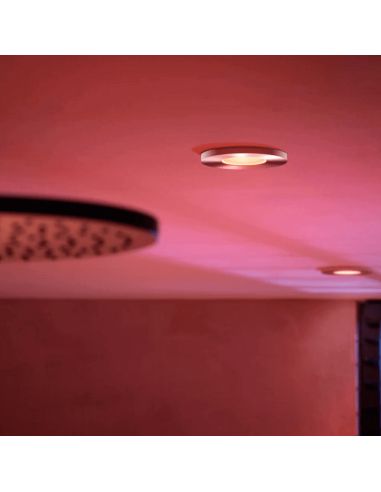 Pack de 3 photos LED Xamento aluminium lumière rose | LeonLeds