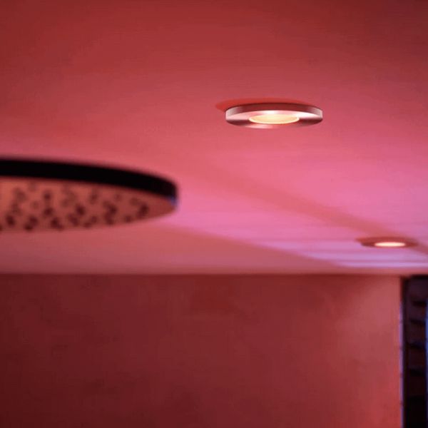 Pack de 3 photos LED Xamento aluminium lumière rose | LeonLeds